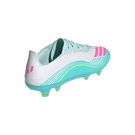 adidas F50 Messi Pro FG Firm Ground Men's Soccer Cleats - White/Pink/Aqua - Best Buy Soccer