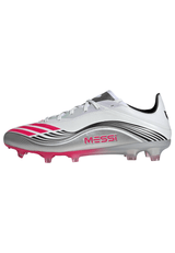 adidas F50 Messi Pro Firm Ground Soccer Cleats - White/Red/Silver - Best Buy Soccer