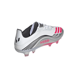 adidas F50 Messi Pro Firm Ground Soccer Cleats - White/Red/Silver - Best Buy Soccer