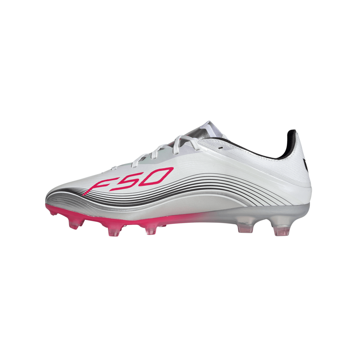 adidas F50 Messi Pro Firm Ground Soccer Cleats - White/Red/Silver - Best Buy Soccer