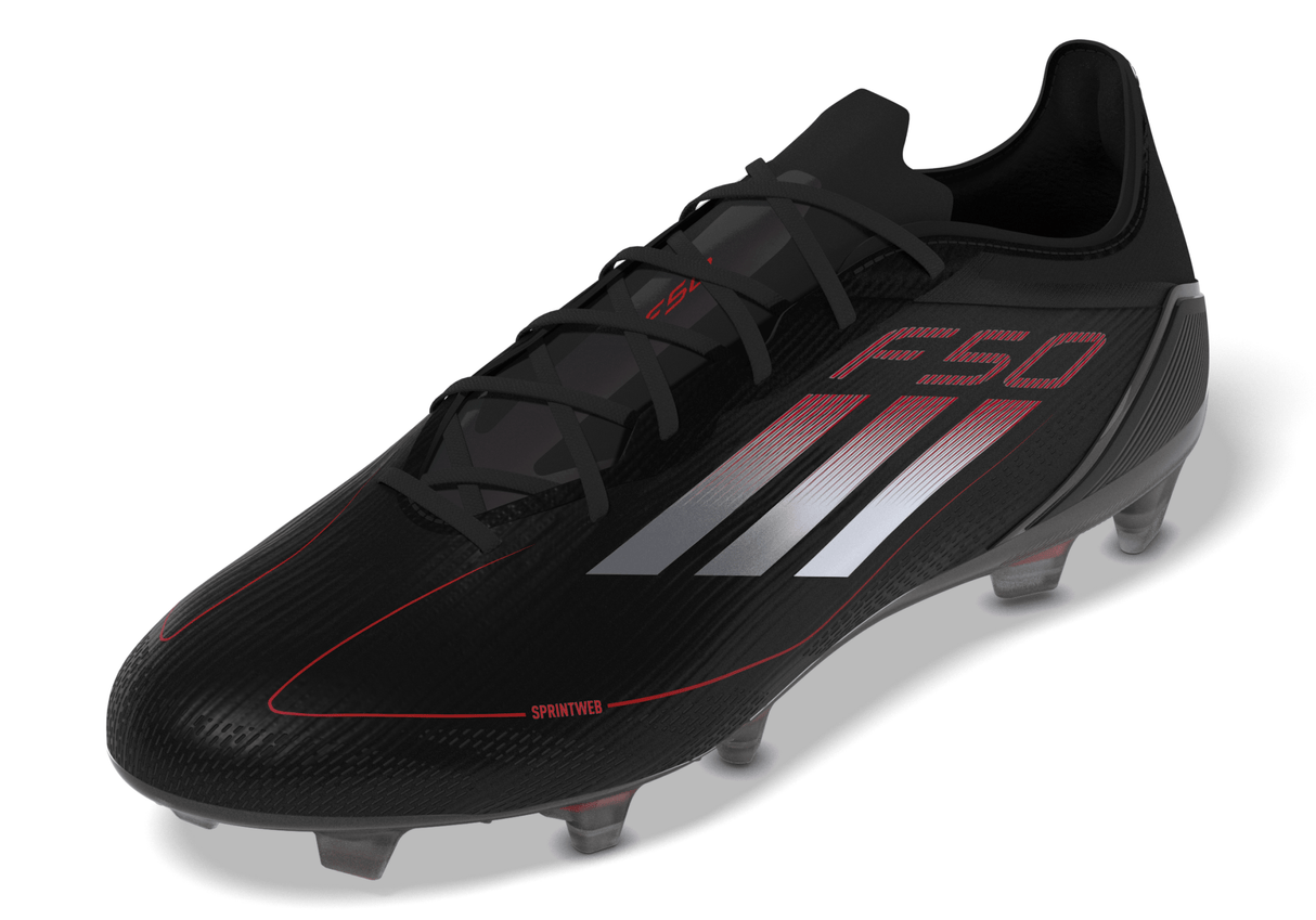 adidas F50 Pro Firm Ground Boots Black/Red - Best Buy Soccer