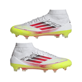 adidas F50 Pro Mid Firm Ground Boots White/Red - Best Buy Soccer