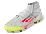 adidas F50 Pro Mid Firm Ground Boots White/Red - Best Buy Soccer