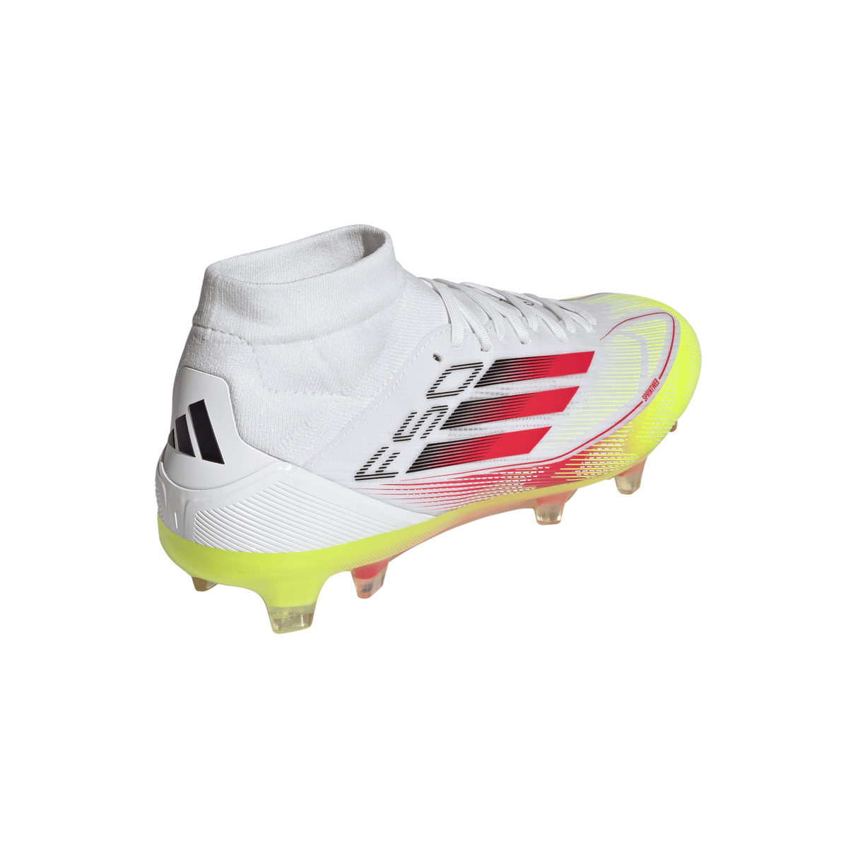 adidas F50 Pro Mid Firm Ground Boots White/Red - Best Buy Soccer