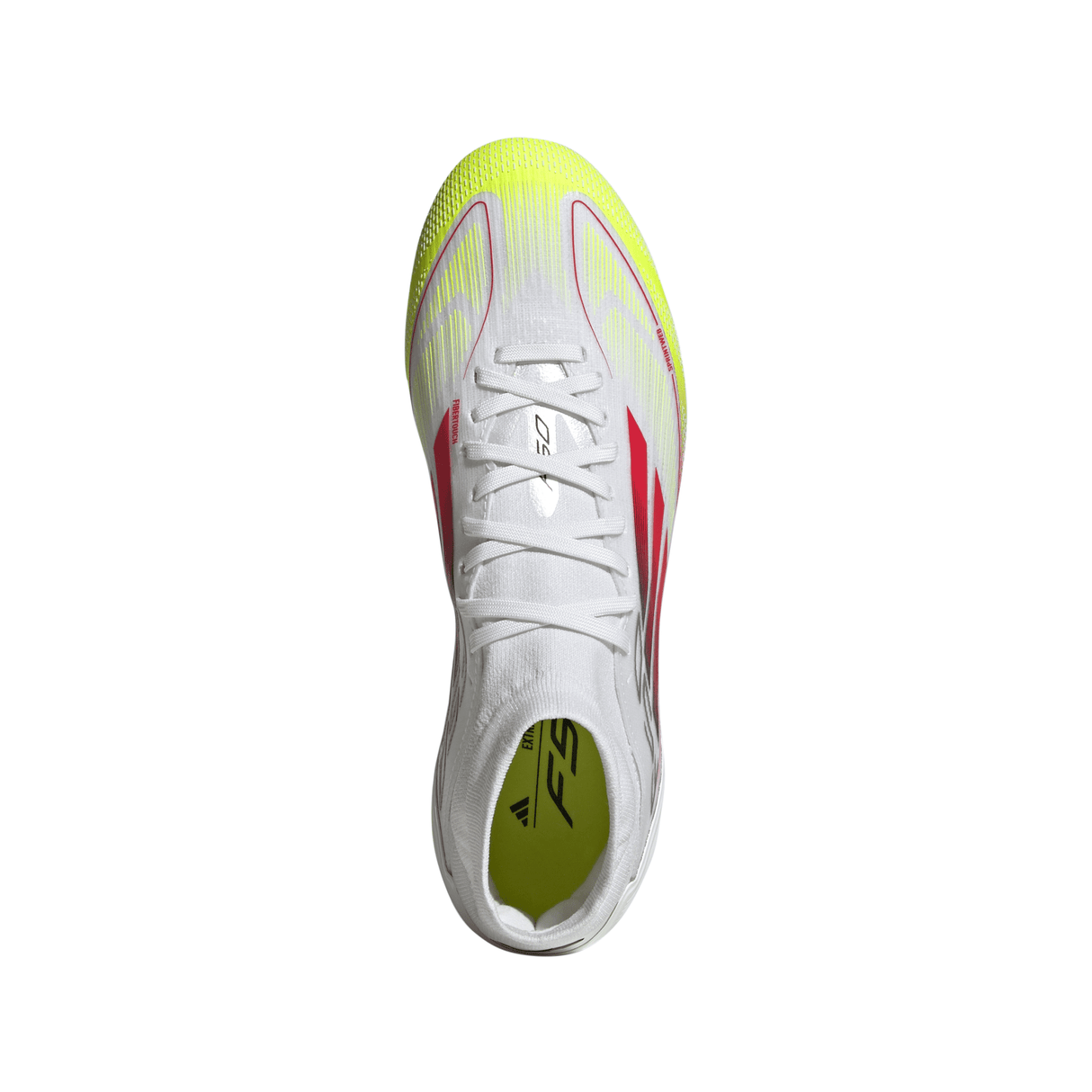 adidas F50 Pro Mid Firm Ground Boots White/Red - Best Buy Soccer
