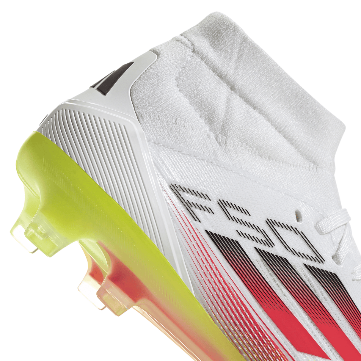adidas F50 Pro Mid Firm Ground Boots White/Red - Best Buy Soccer