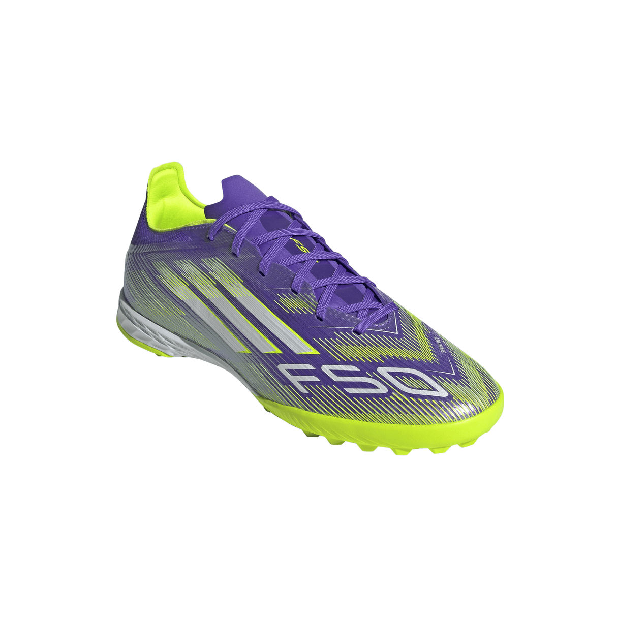 adidas F50 Pro Turf Soccer Cleats - Purple/White/Lemon - Best Buy Soccer
