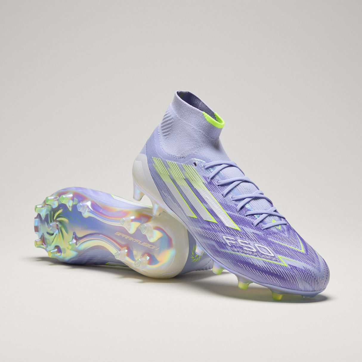 adidas F50 Sparkfusion Elite Mid Firm Ground/Artificial Women's Soccer Cleats- Vioton/Lemon - Best Buy Soccer