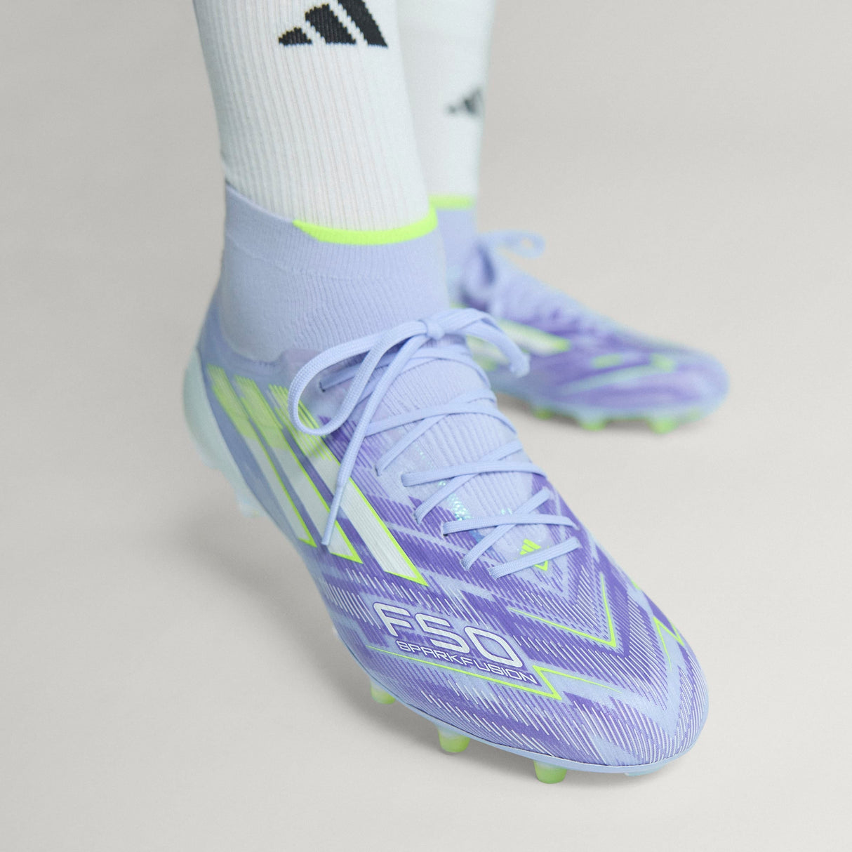 adidas F50 Sparkfusion Elite Mid Firm Ground/Artificial Women's Soccer Cleats- Vioton/Lemon - Best Buy Soccer