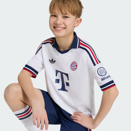 adidas FC Bayern Munich Away Youth Soccer Jersey 26/27 - White - Best Buy Soccer