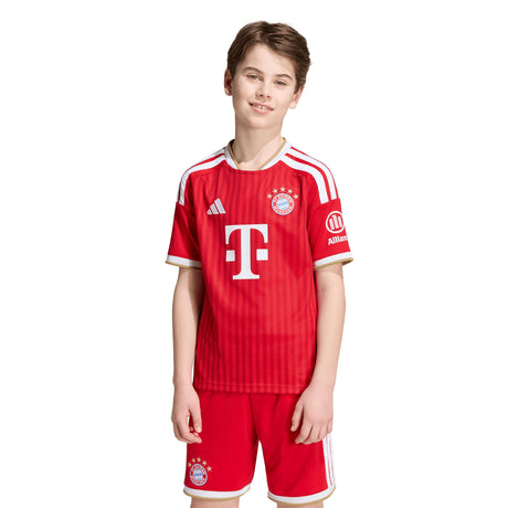 adidas FC Bayern Munich Home Youth Soccer Jersey 26/27 - Scarlet/White - Best Buy Soccer