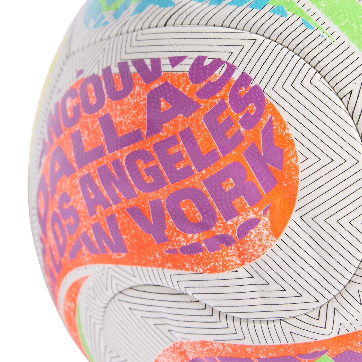adidas FIFA World Cup 26™ Trionda Competition City Soccer Ball - White/Cyan/Orange - Best Buy Soccer