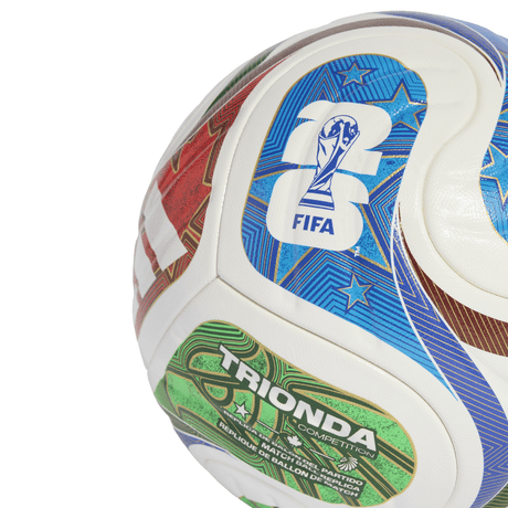 adidas FIFA World Cup 26™ Trionda Competition Soccer Ball - White/Blue/Red - Best Buy Soccer