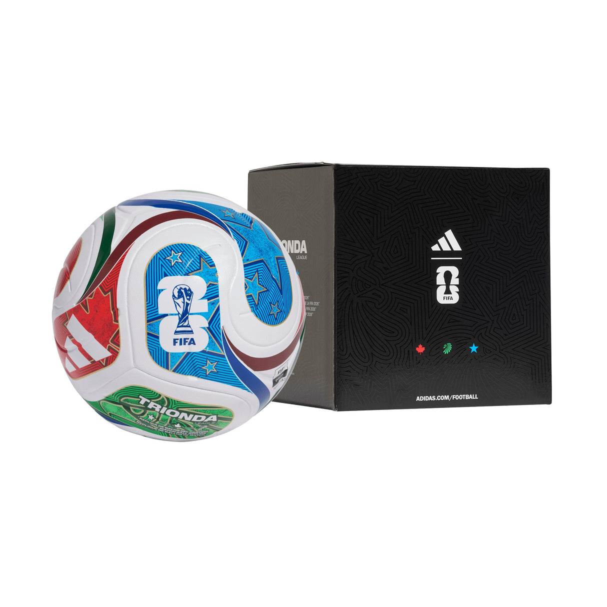 adidas FIFA World Cup 26™ Trionda League Boxed Soccer Ball - White/Blue/Red - Best Buy Soccer