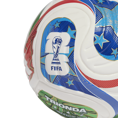 adidas FIFA World Cup 26™ Trionda Mini Soccer Ball - White/Blue/Red - Best Buy Soccer
