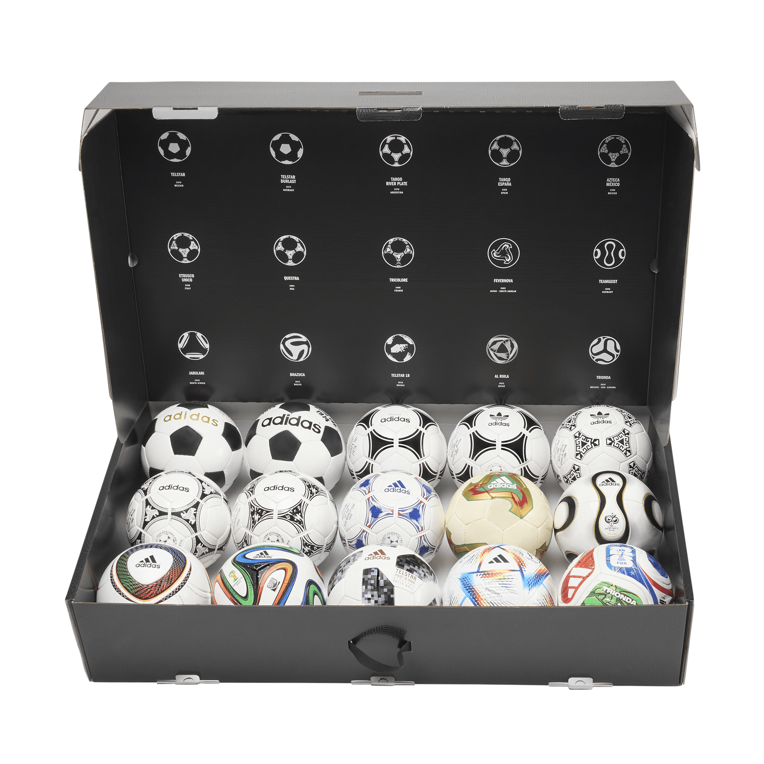 adidas FIFA World Cup Historical Pro Ball Set- Multicolor - Best Buy Soccer