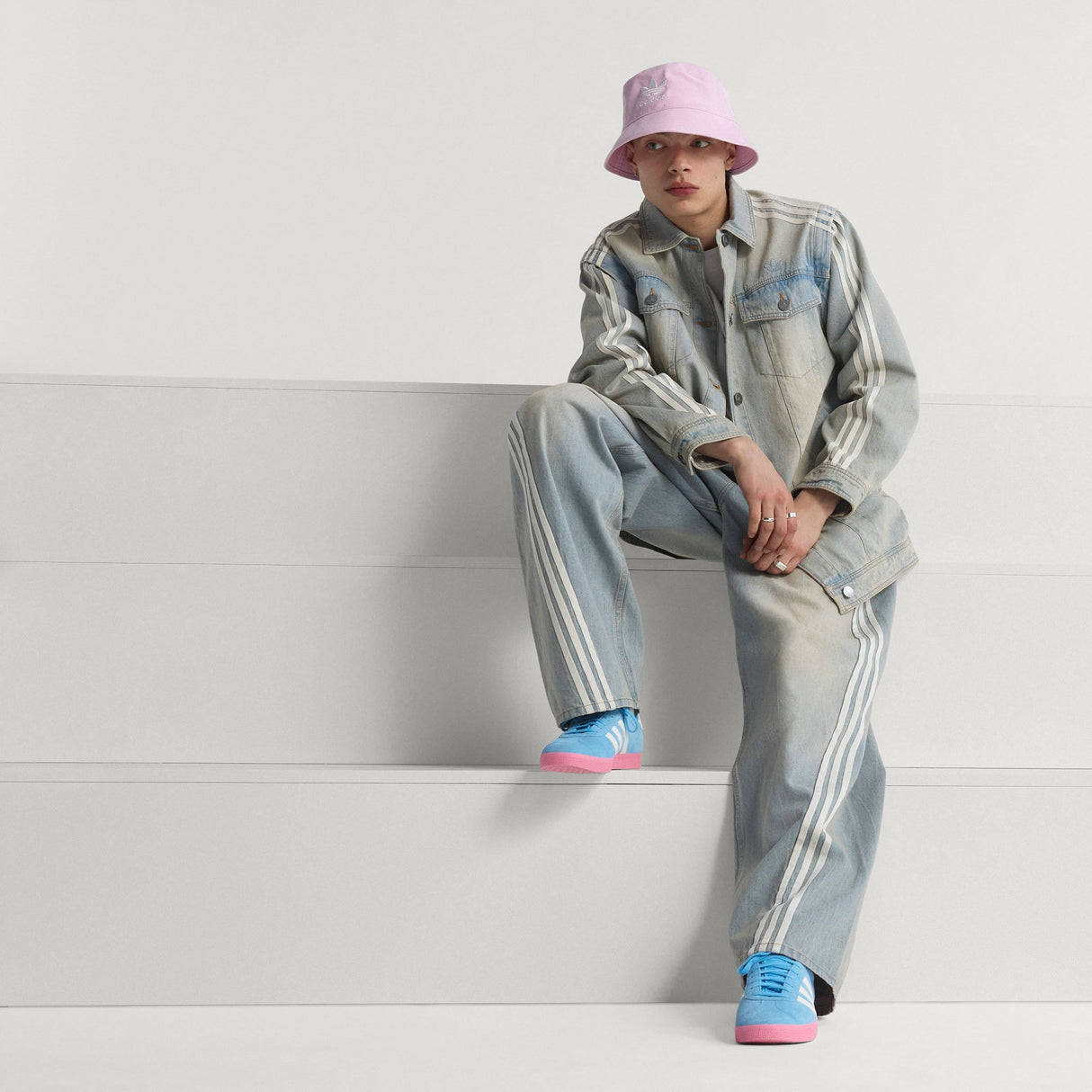 adidas Gazelle Inter Miami CF Shoes - Light Blue/White - Best Buy Soccer