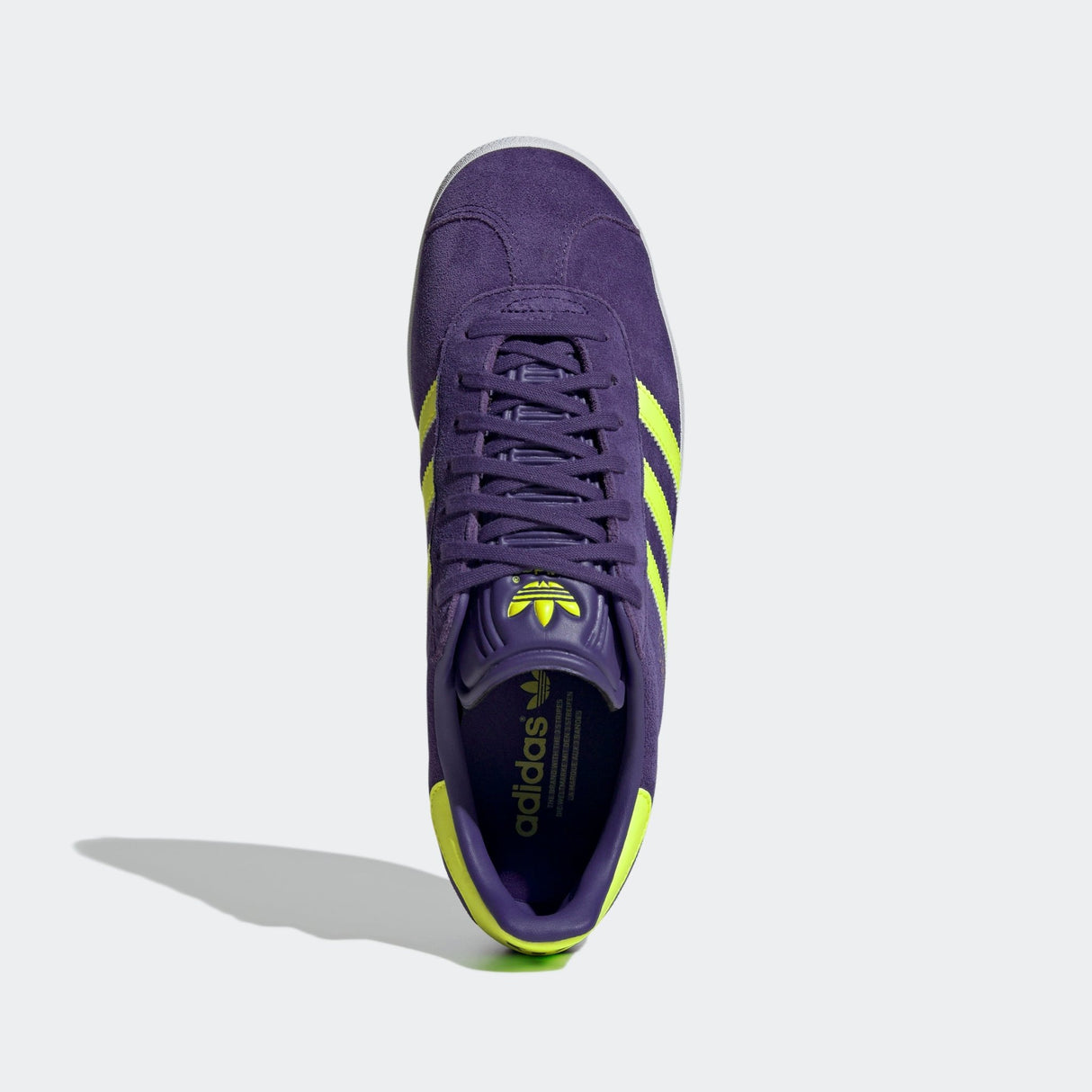 adidas Gazelle Messi Shoes Purple/Lucid Lemon/White - Best Buy Soccer