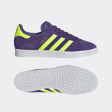 adidas Gazelle Messi Shoes Purple/Lucid Lemon/White - Best Buy Soccer