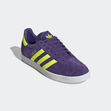 adidas Gazelle Messi Shoes Purple/Lucid Lemon/White - Best Buy Soccer