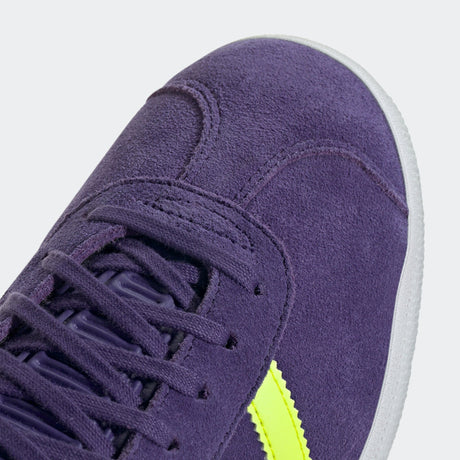 adidas Gazelle Messi Shoes Purple/Lucid Lemon/White - Best Buy Soccer