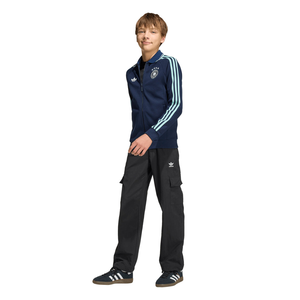adidas Germany Away Anthem Soccer Jacket - Navy - Best Buy Soccer