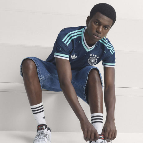 adidas Germany Away Authentic Men's Soccer Jersey 2026 - Navy - Best Buy Soccer
