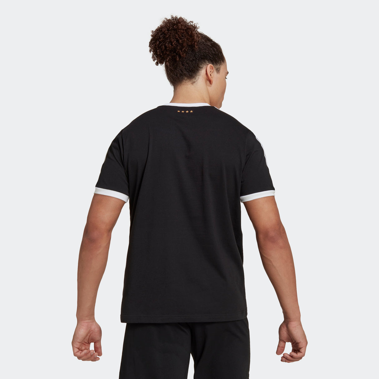 adidas Germany DNA 3-Strpes Men's Soccer T-Shirt - Black/White - Best Buy Soccer