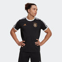 adidas Germany DNA 3-Strpes Men's Soccer T-Shirt - Black/White - Best Buy Soccer