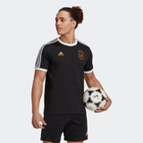 adidas Germany DNA 3-Strpes Men's Soccer T-Shirt - Black/White - Best Buy Soccer