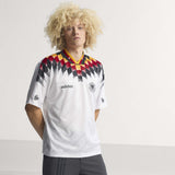 adidas Germany Home 1994 Men's Soccer Jersey - White/Black/Red - Best Buy Soccer