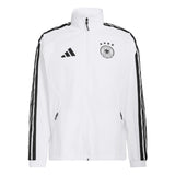 adidas Germany Home Anthem Men's Soccer Jacket - White/Black - Best Buy Soccer