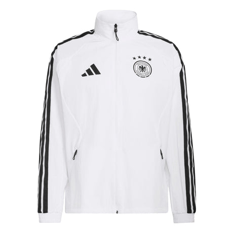 adidas Germany Home Anthem Men's Soccer Jacket - White/Black - Best Buy Soccer