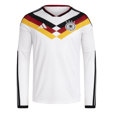 adidas Germany Home Long Sleeve Men's Soccer Jersey 26 - White - Best Buy Soccer