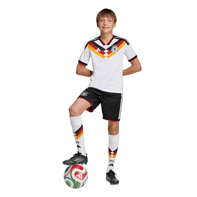 adidas Germany Home Youth Soccer Jersey 26 - White - Best Buy Soccer