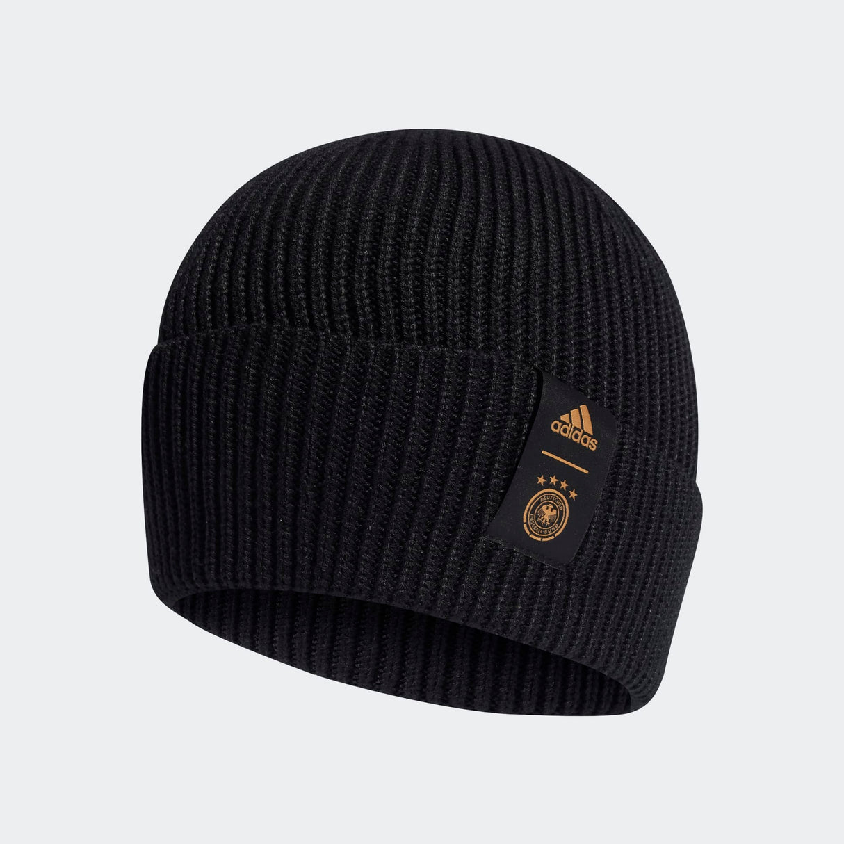 adidas Germany Woolie Beanie Black / Tactile Gold Metallic - Best Buy Soccer