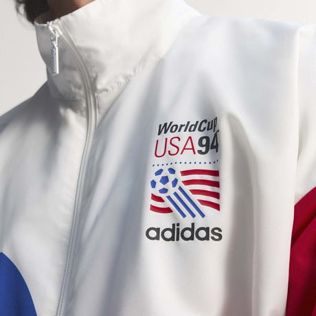 adidas Graphic Woven Men's Soccer Track Top -White/Blue/Red - Best Buy Soccer