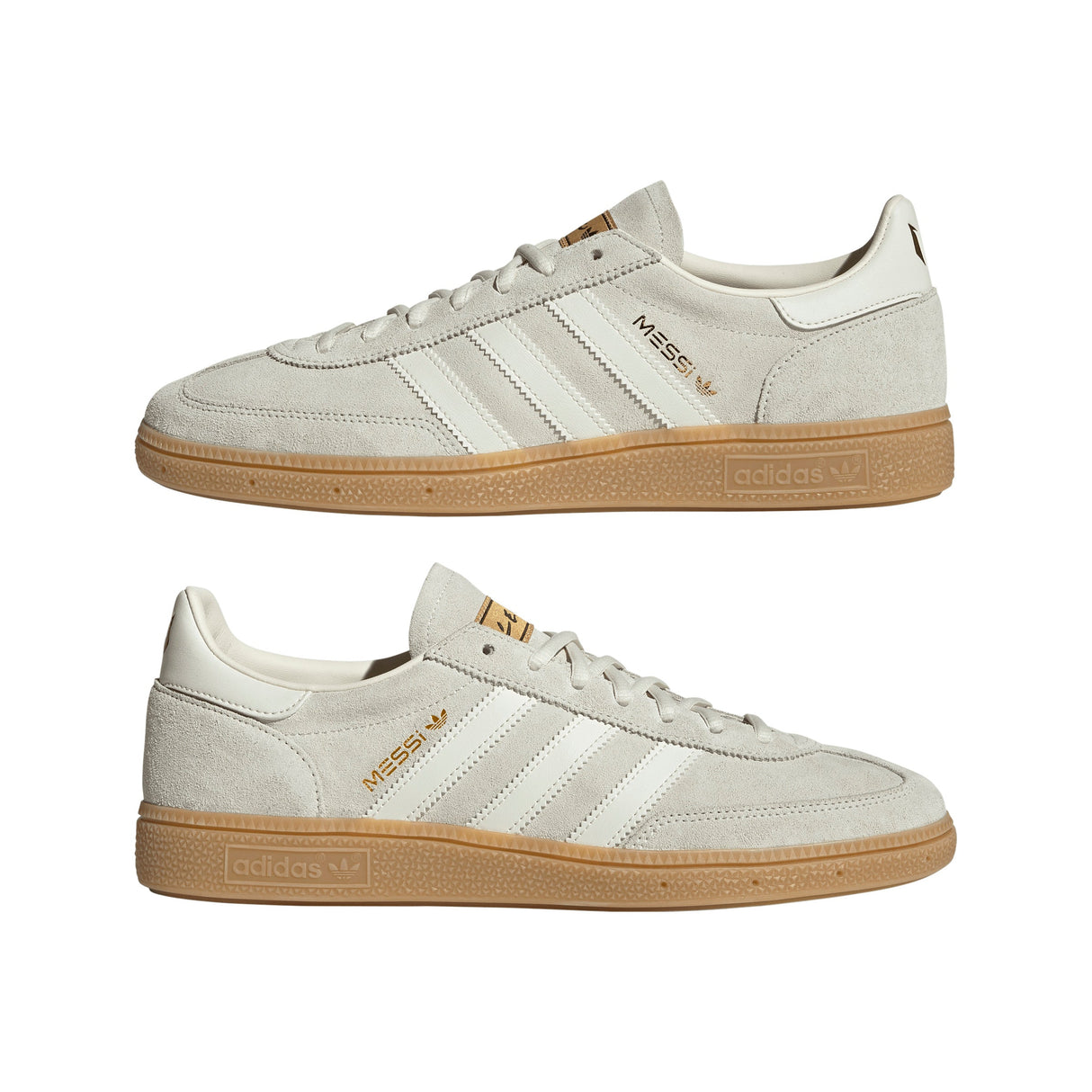 adidas Handball Spezial Messi Street Soccer Shoes - Ivory/Gold - Best Buy Soccer