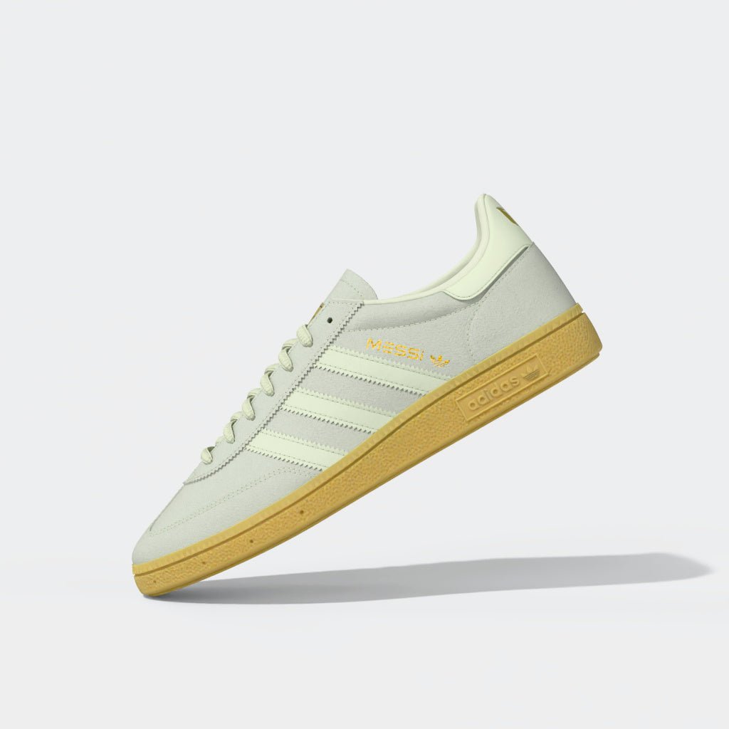 adidas Handball Spezial Messi Street Soccer Shoes - Ivory/Gold - Best Buy Soccer