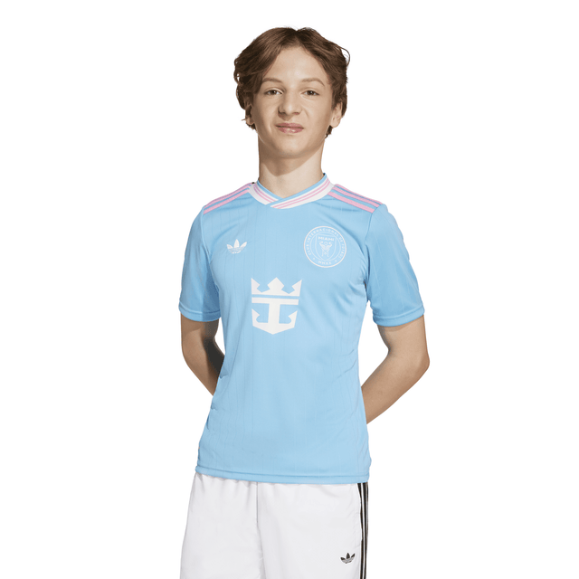 adidas Inter Miami CF 25/26 Third Youth Soccer Jersey - Light Blue - Best Buy Soccer