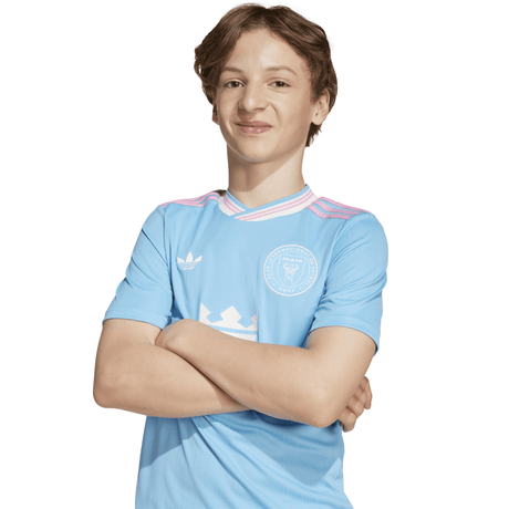 adidas Inter Miami CF 25/26 Third Youth Soccer Jersey - Light Blue - Best Buy Soccer