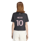 adidas Inter Miami CF Away Messi Women's Soccer Jersey 26/27 - Black/Pink - Best Buy Soccer