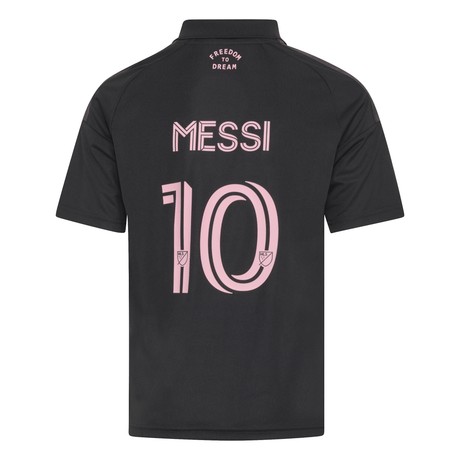 adidas Inter Miami CF Away Messi Youth Soccer Jersey 26/27 - Black/Pink - Best Buy Soccer