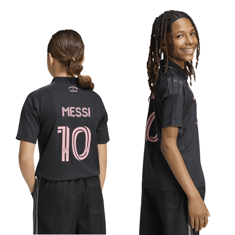 adidas Inter Miami CF Away Messi Youth Soccer Jersey 26/27 - Black/Pink - Best Buy Soccer