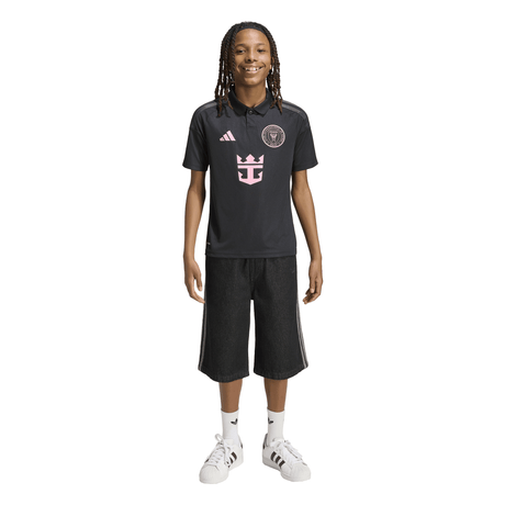 adidas Inter Miami CF Away Messi Youth Soccer Jersey 26/27 - Black/Pink - Best Buy Soccer