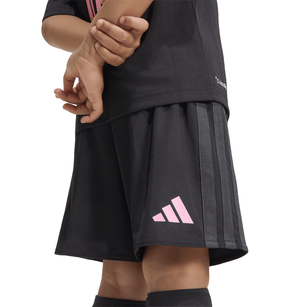 adidas Inter Miami CF Away Youth Soccer Mini Kit 26/27 - Black/Pink - Best Buy Soccer