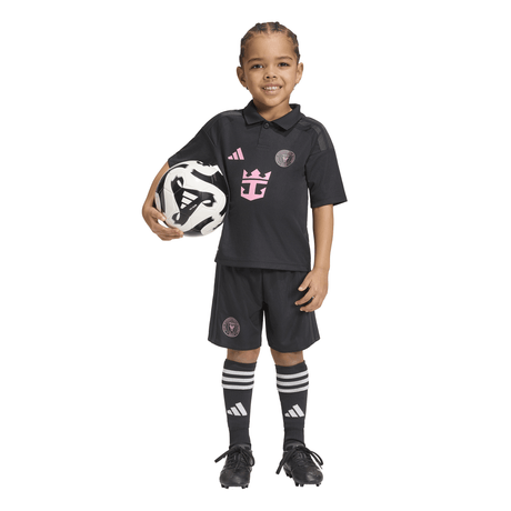 adidas Inter Miami CF Away Youth Soccer Mini Kit 26/27 - Black/Pink - Best Buy Soccer