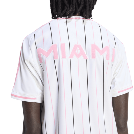 adidas Inter Miami CF Men's Baseball Jersey 2026- White/Pink - Best Buy Soccer