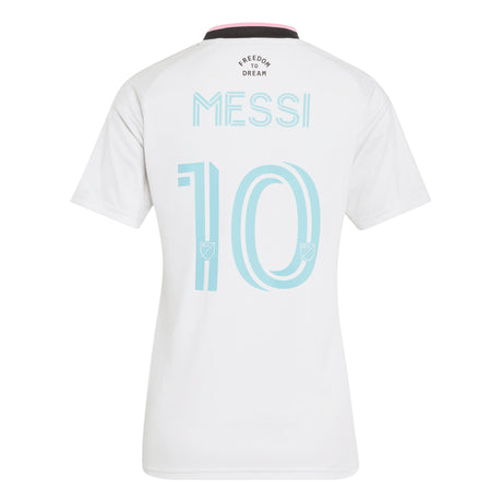 adidas Inter Miami CF Third Messi Women's Soccer Jersey 2026 - White - Best Buy Soccer