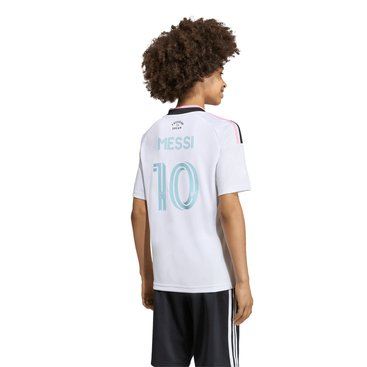 adidas Inter Miami CF Third Messi Youth Soccer Jersey 2026 - White - Best Buy Soccer